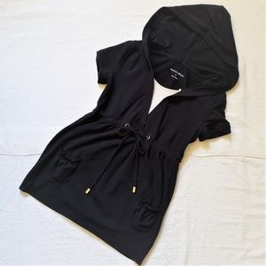 Fashion Bug Hooded Tunic Top – S